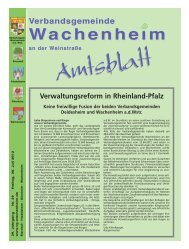 Amtsblatt vom 20.07.2012 - Verbandsgemeinde Wachenheim