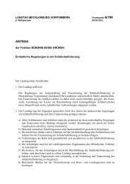 Drucksache 6/798 - Landtag Mecklenburg Vorpommern