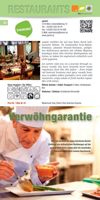 Umweltfreundliche Restaurants (Deutsch, Englisch) - Vienna