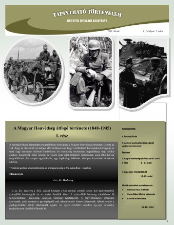 A Magyar Honvédség átfogó története (1848-1945) I. rész