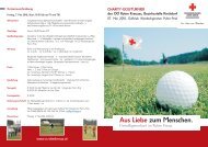 Einladung Charity Golfturnier des Roten Kreuzes am 07 - Golf & Ski ...