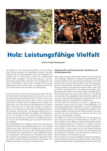 Bauen für die Zukunft - Zentralschweiz 2008 - Lika-Media-Consulting