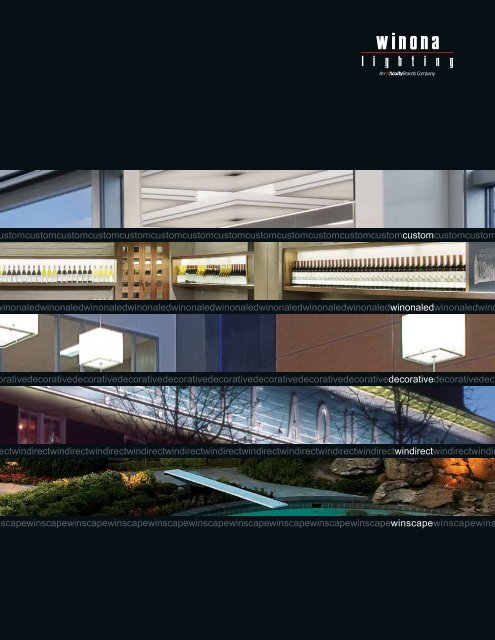 Winona Lighting Catalog Omeio Winona Lighting Catalog Omeio