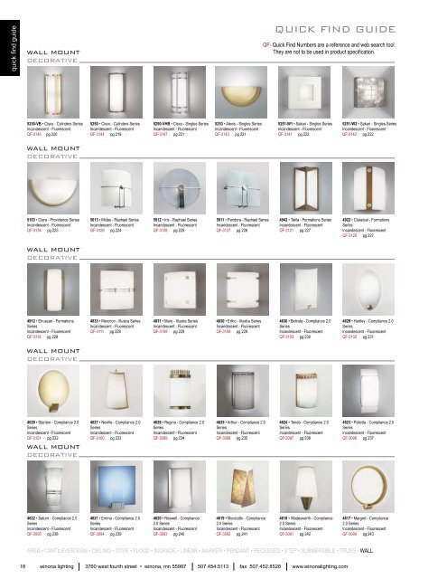 Download Winona lighting Catalog - omeio