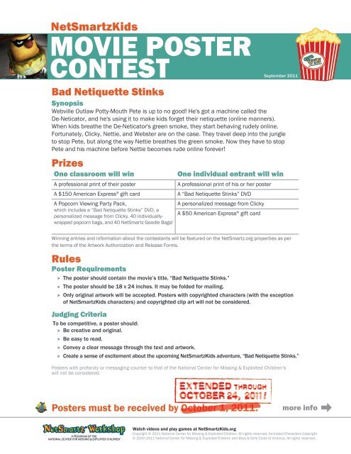 Poster Contest Netsmartz