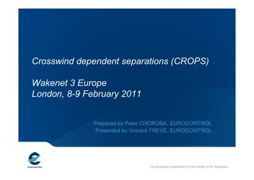 Crosswind dependent separations (CROPS) Wakenet 3 Europe ...