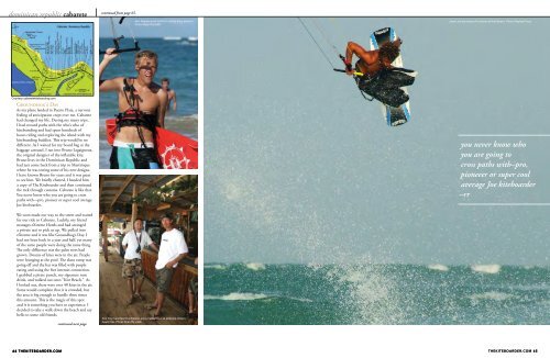 “Warning Cabarete Local” graphics. –rr - The Kiteboarder Magazine