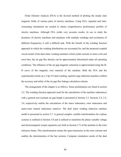 an investigation of dual stator winding induction machines