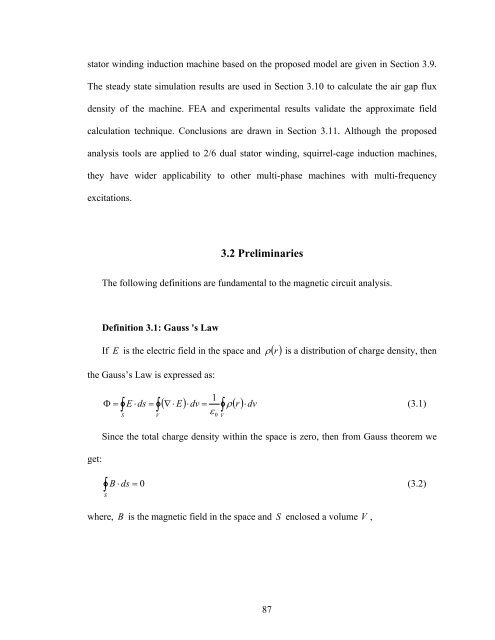 an investigation of dual stator winding induction machines