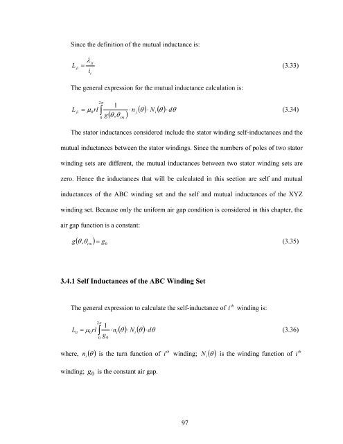 an investigation of dual stator winding induction machines