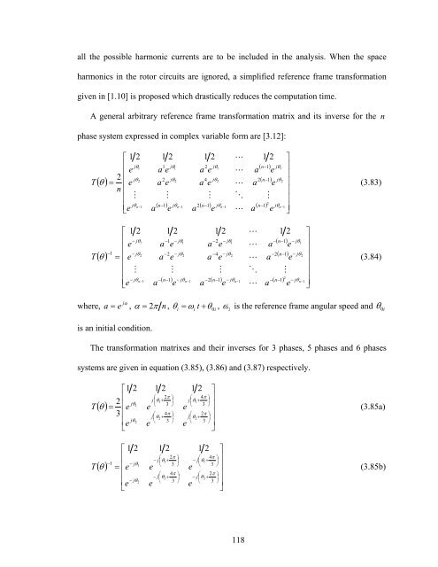 an investigation of dual stator winding induction machines