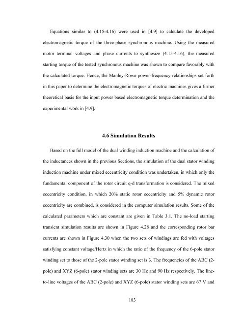 an investigation of dual stator winding induction machines