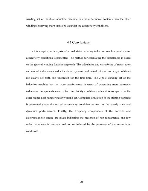 an investigation of dual stator winding induction machines