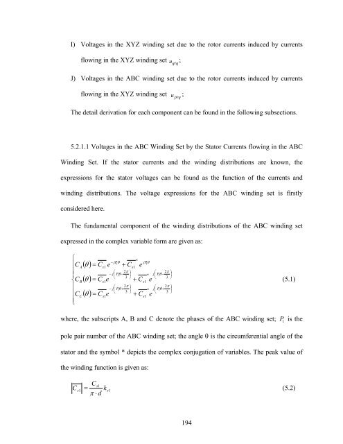 an investigation of dual stator winding induction machines