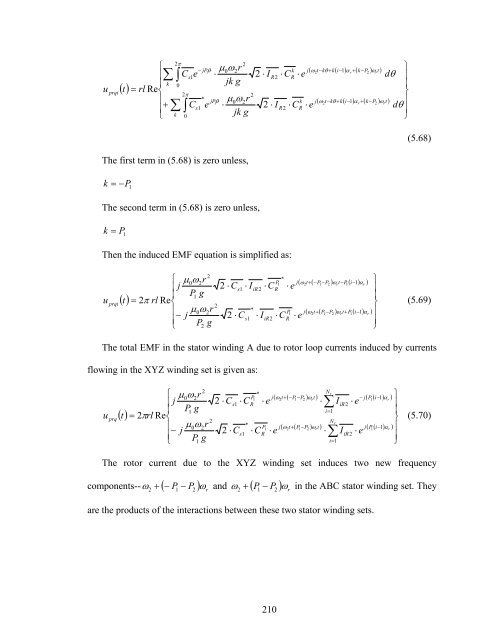 an investigation of dual stator winding induction machines