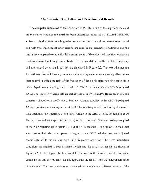 an investigation of dual stator winding induction machines