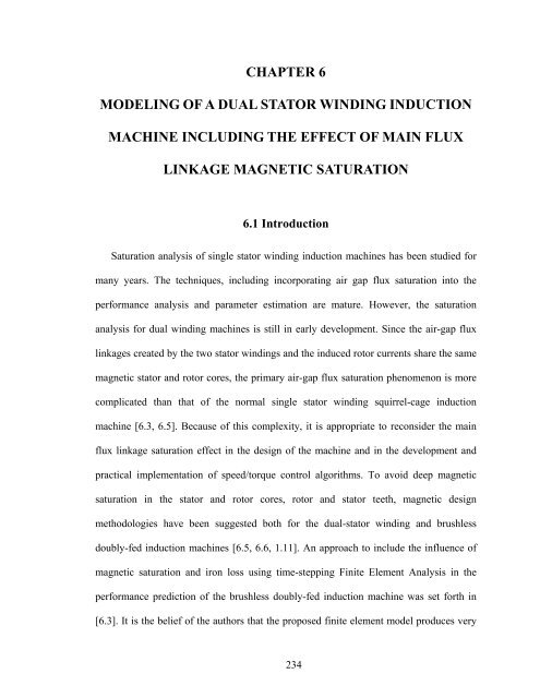 an investigation of dual stator winding induction machines