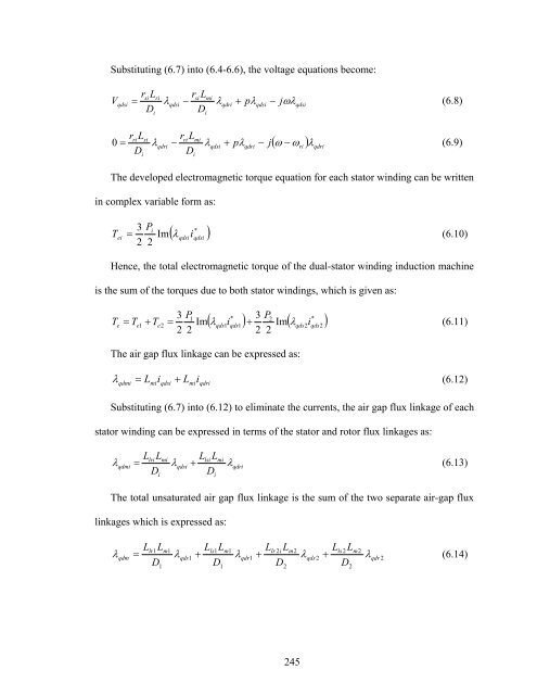 an investigation of dual stator winding induction machines