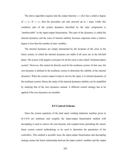 an investigation of dual stator winding induction machines