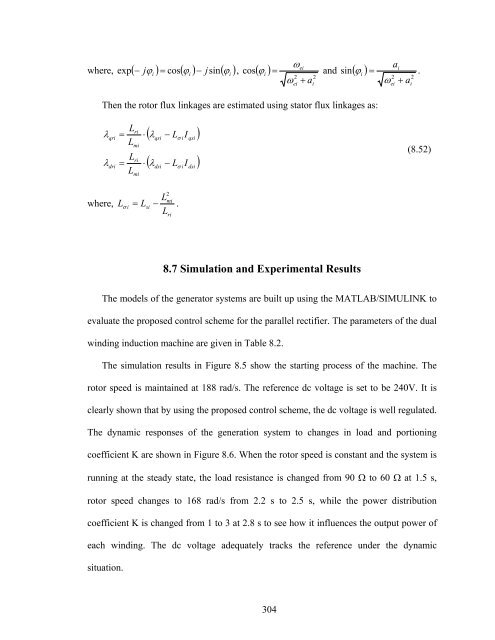 an investigation of dual stator winding induction machines