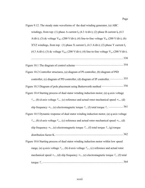 an investigation of dual stator winding induction machines