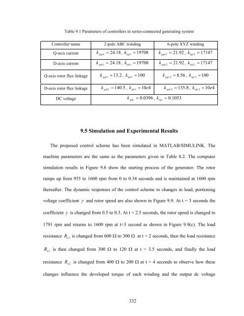 an investigation of dual stator winding induction machines