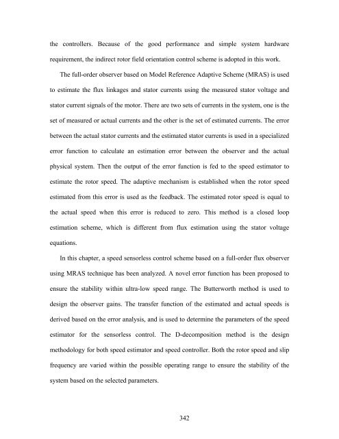 an investigation of dual stator winding induction machines