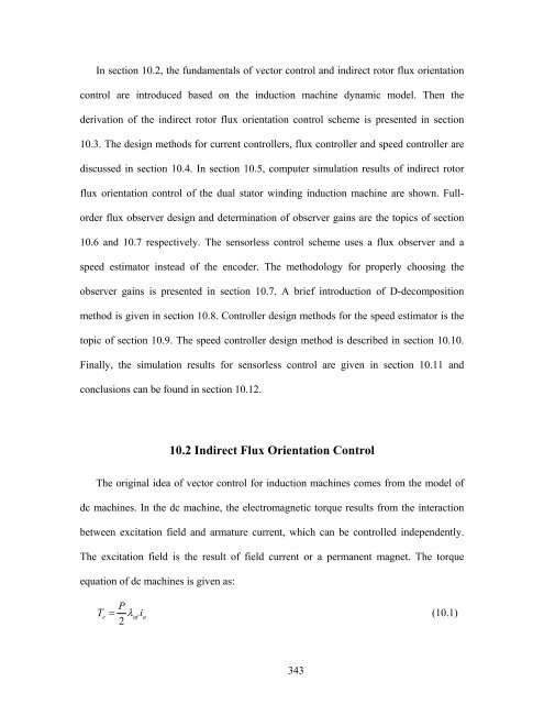 an investigation of dual stator winding induction machines