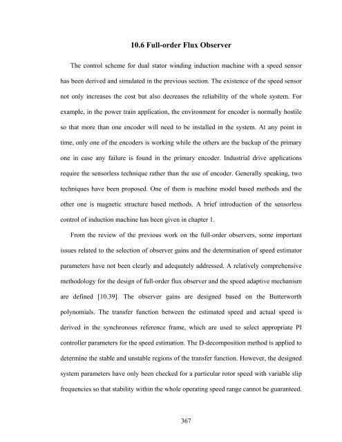 an investigation of dual stator winding induction machines