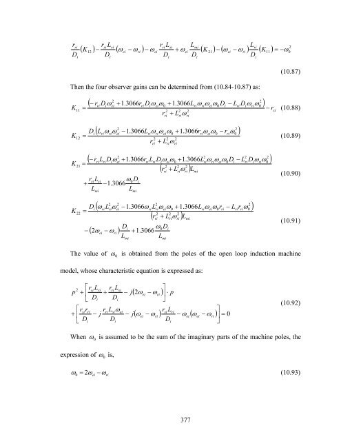 an investigation of dual stator winding induction machines