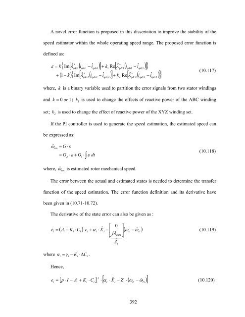 an investigation of dual stator winding induction machines