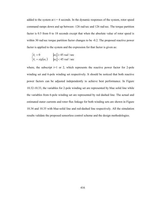 an investigation of dual stator winding induction machines