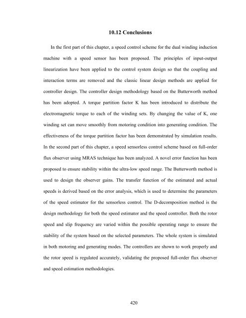 an investigation of dual stator winding induction machines