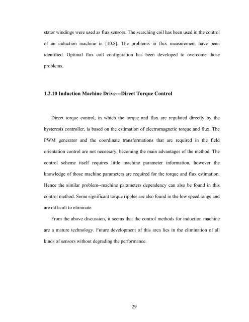 an investigation of dual stator winding induction machines