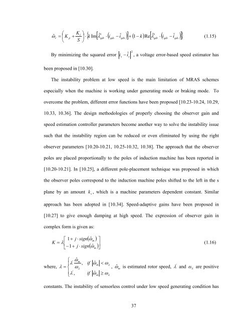 an investigation of dual stator winding induction machines