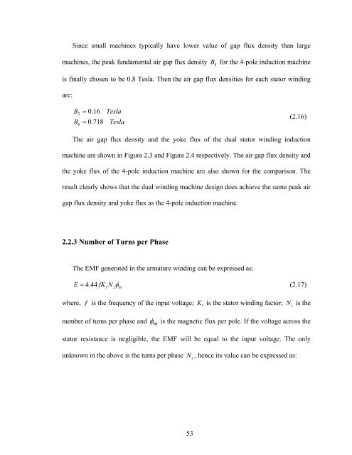 an investigation of dual stator winding induction machines