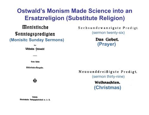 Exploring the New Atheist Movement with Wilhelm Ostwald, Early ...