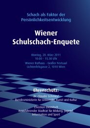 Wiener Schulschach-Enquete - Österreichischer Schachbund