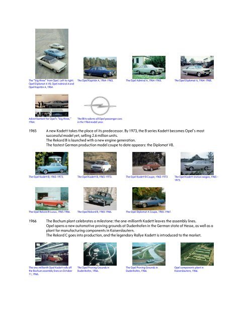 Opel History - GM.com - General Motors