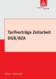 Tarifverträge Zeitarbeit DGB/BZA - Zoom