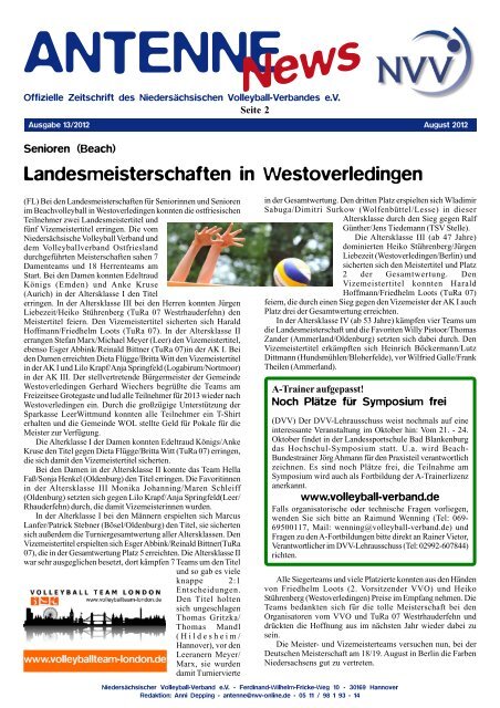 Ausgabe 13/2012 - NVV