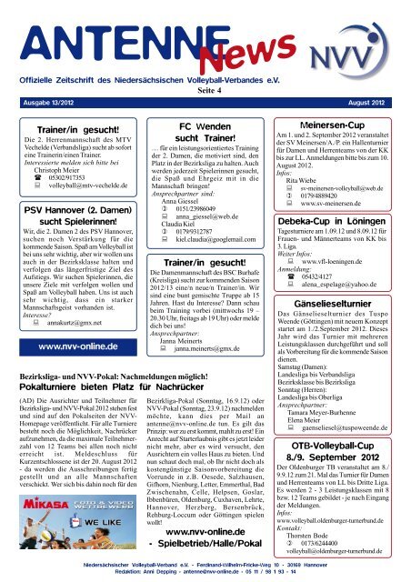 Ausgabe 13/2012 - NVV