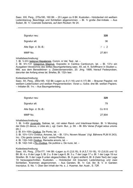 die handschriften der öffentl - Oberösterreichische Landesbibliothek