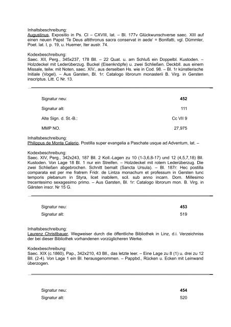 die handschriften der öffentl - Oberösterreichische Landesbibliothek