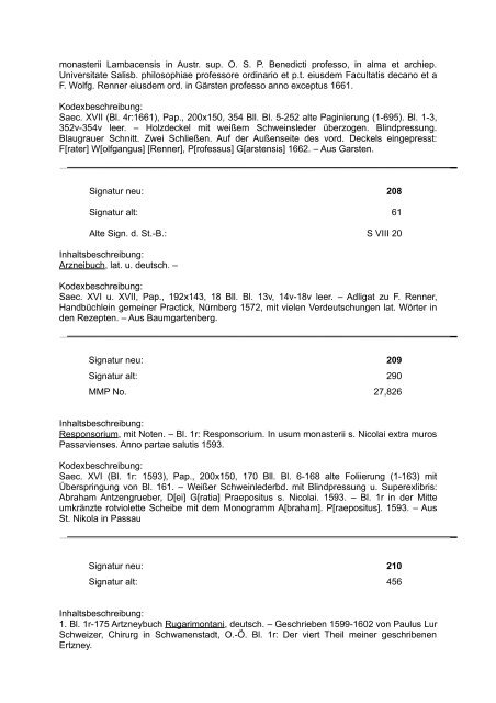 die handschriften der öffentl - Oberösterreichische Landesbibliothek