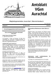 Amtsblatt VGem Aurachtal