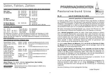 PFARRNACHRICHTEN 27.10.2012.pdf - Pastoralverbund Unna