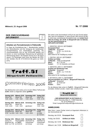 Pattonville-Info Nr. 17/2006