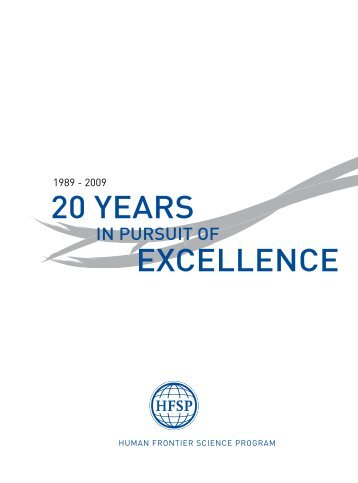 20 years in pursuit of excellence - Human Frontier Science Program