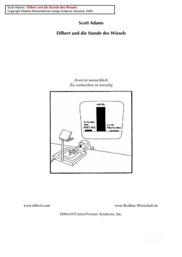 Scott Adams Dilbert und die Stunde des Wiesels - Ephorie.de